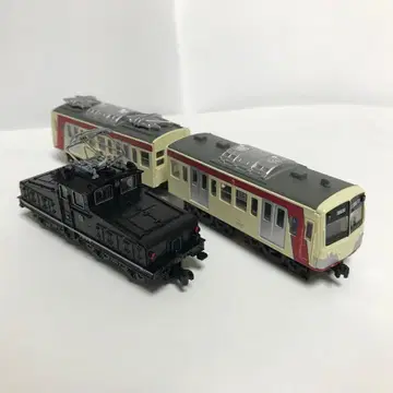 B 트레인 쇼티 조신 전기철도 데키 1형 500형 기차 빨간색 오비