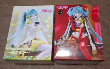 하츠네 미쿠 카나리아 & Flower Fairy 동백 피규어 2체 세트