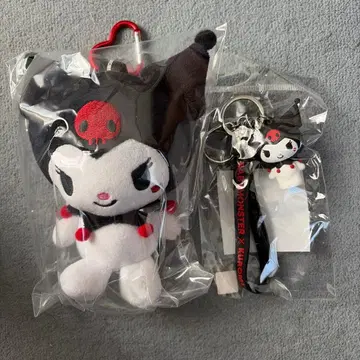 BABYMONSTER 쿠로미 봉제 인형 & 러버 키링 세트