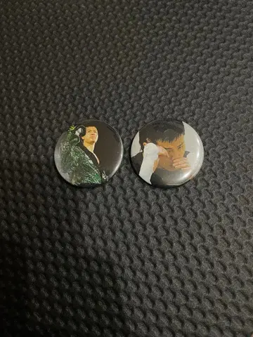 신동 나스카와 텐신 캔뱃지 2개 세트 간키모 관계없잖아 기분잖아