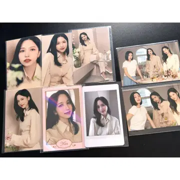 미나 Together 1&2 트레이딩 카드 8장 TWICE 폴라로이드