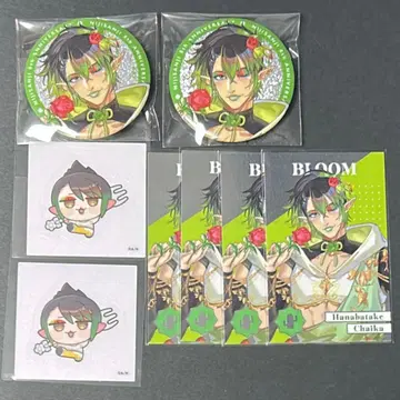 니지산지 8주년 메탈 카드 캔뱃지 스티커 하나바타 차이카