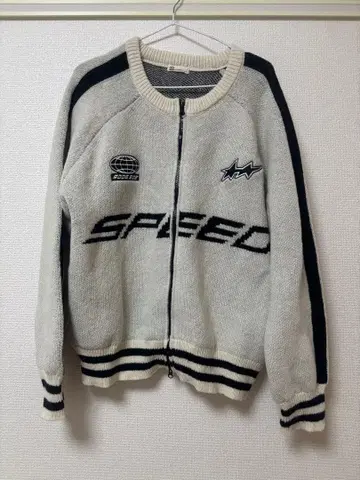 Java 스피도 로고 지퍼 스웨터