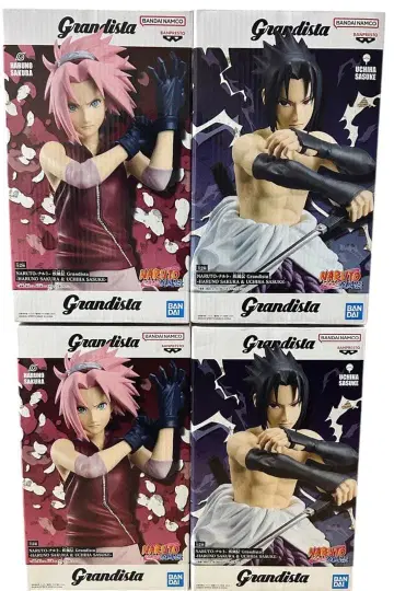 Grandista 나루토 하루노 사쿠라 우치하 사스케 4개 세트