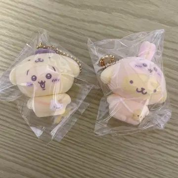 치이카와 산리오 캐릭터즈 플로키 폼폼푸딩 토끼