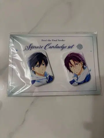 Free! 스퀘어 캔뱃지 세트 하루카 린