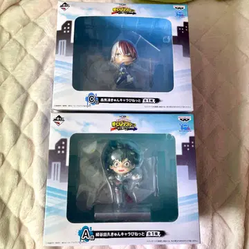 히로아카 제일복권 피규어 세트 미도리야&토도로키