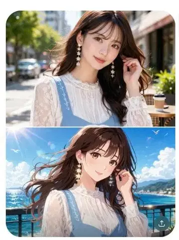 귀여운 성인 가우초 팬츠 깔끔하고 편안한 와이드 팬츠 봄/여름용 새상품