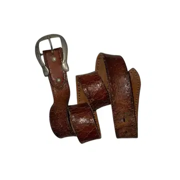 빈티지 90s 브레이즈 디자인 레더 벨트