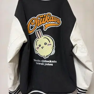 치이카와 (먼작귀) 아베일 Avail 콜라보 남성용 바시티 자켓 5L