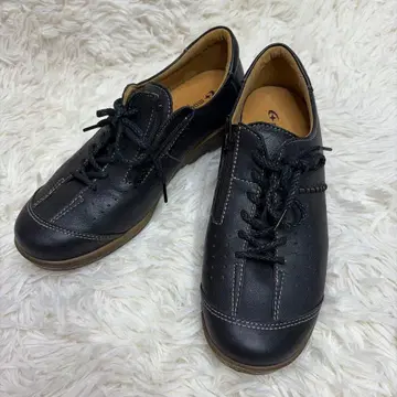 컨디션 최상 moonstar 문스타 가죽 워킹화 블랙