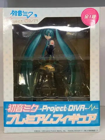 미개봉 하츠네 미쿠 Project DIVA 프리미엄 피규어