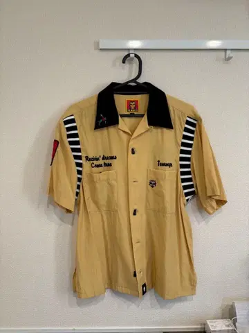 크림 소다 볼링 셔츠