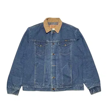 USA제 랭글러 담요 롱 기장 빈티지 데님 자켓