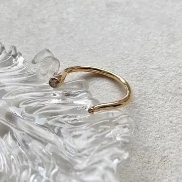 JProducts K10 다이아몬드 트윙클 링