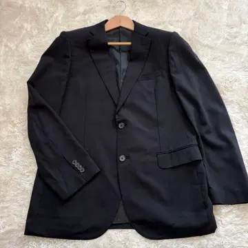 [PASHU] 테일러드 자켓 울 100% 남성용 L A7 블랙