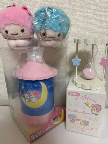 리틀트윈스타 키키라라 모래시계 룸 라이트 마스코트 세트