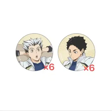 하이큐 JF2024 캔뱃지 보쿠토 코타로 아카아시 케이지