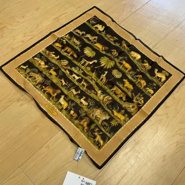 택 포함 살바토레 페라가모 스카프 코튼 100% no.48