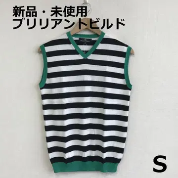 B0325A01 새상품 미사용 브릴리언트 빌드 골프 V넥 베스트