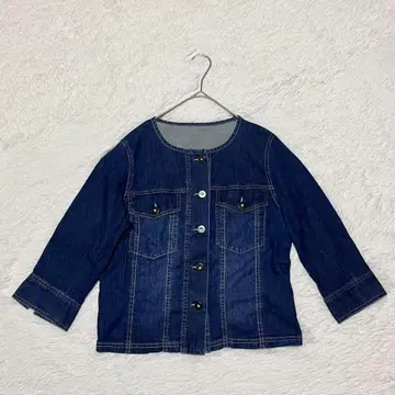 PASSIONE 파시오네 데님 자켓 7부 소매 블루 [ D1-105 ]