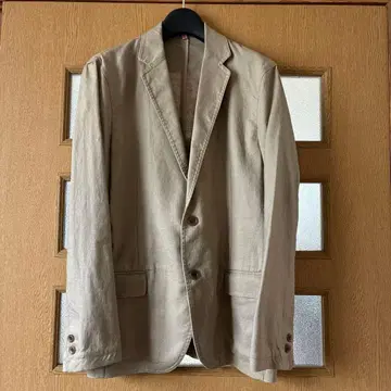 린넨 베이지 테일러드 자켓