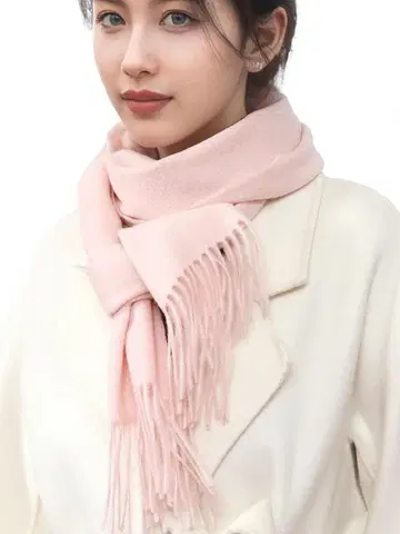 캐시미어 머플러 여성용 내몽골산 심플 부드러운 기프트 박스 포장