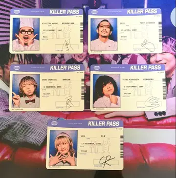 [회장 한정 혜택 포함] 레이산 킬러 패스 혜택 트레이딩 카드 5장 세트