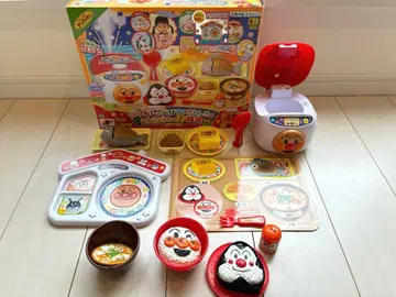 호빵맨 말하는 밥솥과 힘내라 100배 SP 일식 세트