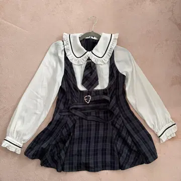 Secret Honey 넥타이 벨트 부착 셋업