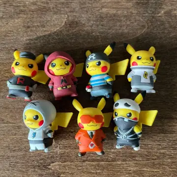 단원 놀이 피카츄 가챠 포켓몬 센터 피규어 전 7종 컴플리트