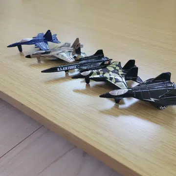 가챠가챠 전투기 모델 5기 세트