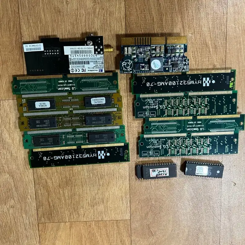 삼성/IBM 컴퓨터 RAM 메모리 모음 오래된 구형 메모리 부품 수집