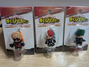 나의 히어로 아카데미아 THE MOVIE 극장판 굿즈 큐피 3종 세트