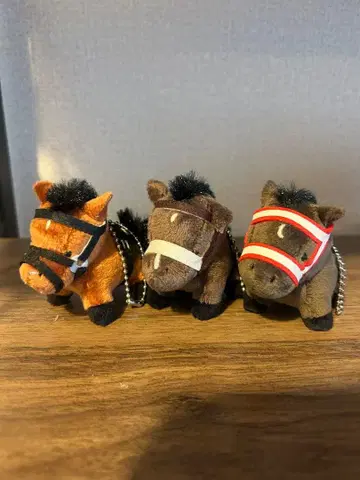 서러브레드 컬렉션 쁘띠 봉제 인형 콘 트레일 가챠 키링