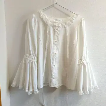 마시로 아리스 시마무라 공주 소매 블라우스