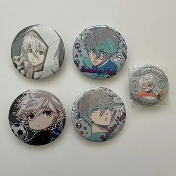 블루 록 나기 세이시로 캔뱃지 5개 세트