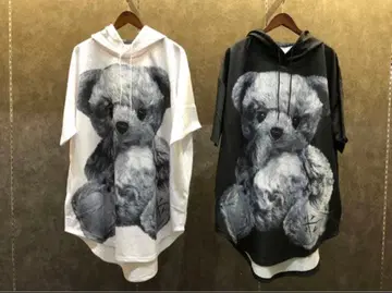 택 포함 새상품 남녀 공용 travas tokyo 후드티 블랙