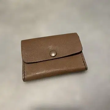 브라운 가죽 반지갑