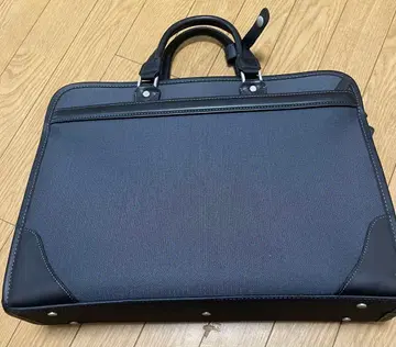 비즈니스 백 다크 그레이 나일론 가죽