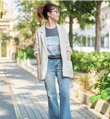 Spick & Span 베이지 린넨 자켓