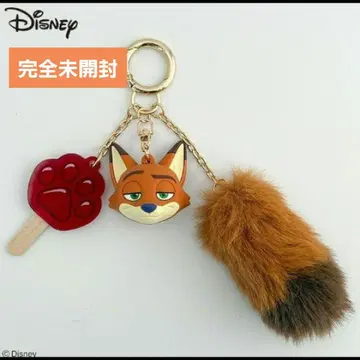 주토피아2 시마무라 닉 와일드 입체 참 키링