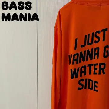 BASS MANIA 롱 T 오렌지