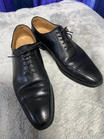 스코치 그레인 R1811 블랙 비즈니스 슈즈 25.5cm