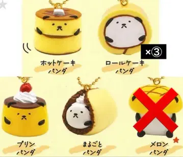 카토코토 팬더 [디저트가 되고 싶어] 편 가챠가챠 6개