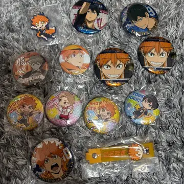 하이큐 히나타 쇼요 카게야마 토비오 묶음 판매 캔뱃지 점프샵 페어