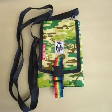 CHUMS 카모플라쥬 숄더 패스 케이스 FUJI ROCK 한정판 레어