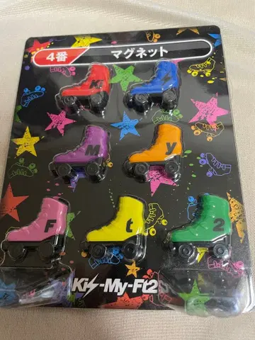 K4-My-Ft2 롤러스케이트형 마그넷 8개 세트