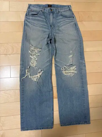 Lee x BEAMS 101 Clush 데님 팬츠 빔즈