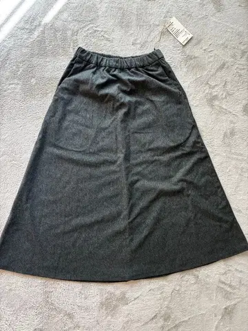 MUJI 스트레치 기모 플레어 스커트